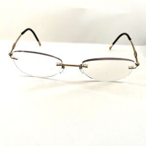 Silhouette Eyeglasses 4300 20 6051 5227 Rimless Frames Only Gold 51-19-140